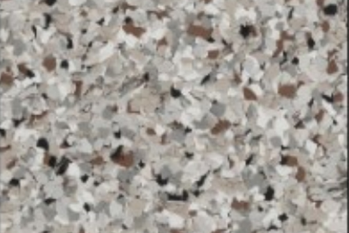 Coyote epoxy chip blend texture